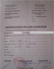 Attestation de localisation
